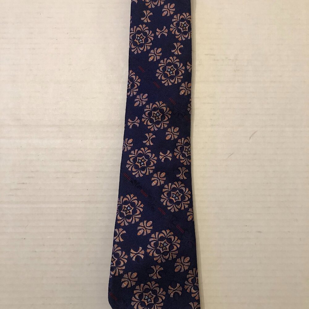 Robert graham men's new purple 100%silk tie   3 1/2" X 61"